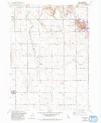 Download a high-resolution, GPS-compatible USGS topo map for Buhl, ID (1992 edition)