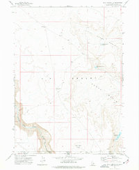 Download a high-resolution, GPS-compatible USGS topo map for Bull Camp Butte, ID (1977 edition)