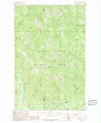 preview thumbnail of historical topo map of Shoshone County, ID in 1985