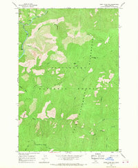 Download a high-resolution, GPS-compatible USGS topo map for Burnt Strip Mtn, ID (1968 edition)