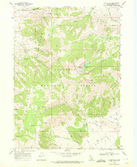 Download a high-resolution, GPS-compatible USGS topo map for Cache Peak, ID (1972 edition)