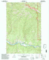 Download a high-resolution, GPS-compatible USGS topo map for Calder, ID (1997 edition)