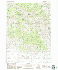 Download a high-resolution, GPS-compatible USGS topo map for Cannonball Mountain, ID (1986 edition)