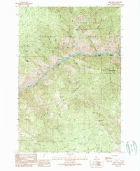 Download a high-resolution, GPS-compatible USGS topo map for Carey Dome, ID (1990 edition)