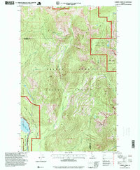 Download a high-resolution, GPS-compatible USGS topo map for Caribou Creek, ID (1999 edition)