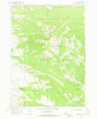 Download a high-resolution, GPS-compatible USGS topo map for Caribou mtn, ID (1977 edition)