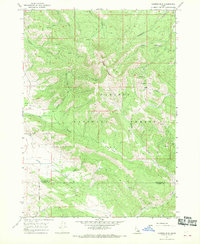 Download a high-resolution, GPS-compatible USGS topo map for Caribou mtn, ID (1970 edition)