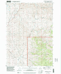 preview thumbnail of historical topo map of Boise County, ID in 1998