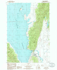 Download a high-resolution, GPS-compatible USGS topo map for Cascade, ID (1986 edition)