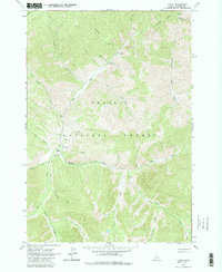 Download a high-resolution, GPS-compatible USGS topo map for Casto, ID (1982 edition)