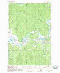 Download a high-resolution, GPS-compatible USGS topo map for Cataldo, ID (1985 edition)