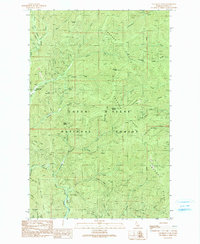 preview thumbnail of historical topo map of Kootenai County, ID in 1990