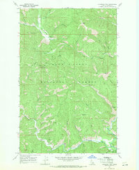preview thumbnail of historical topo map of Shoshone County, ID in 1966