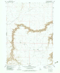 Download a high-resolution, GPS-compatible USGS topo map for Cave Draw, ID (1983 edition)