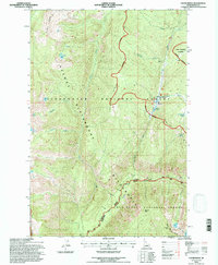 Download a high-resolution, GPS-compatible USGS topo map for Cedar Ridge, ID (1997 edition)
