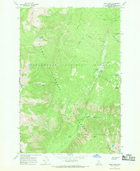 Download a high-resolution, GPS-compatible USGS topo map for Cedar Ridge, ID (1969 edition)