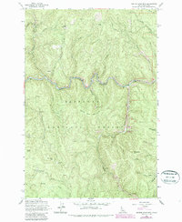 Download a high-resolution, GPS-compatible USGS topo map for Center Star Mtn, ID (1987 edition)