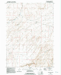 Download a high-resolution, GPS-compatible USGS topo map for Chalk Hills, ID (1992 edition)