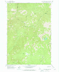 Download a high-resolution, GPS-compatible USGS topo map for Challis Creek Lakes, ID (1978 edition)