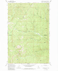 preview thumbnail of historical topo map of Shoshone County, ID in 1965