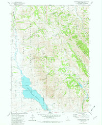 Download a high-resolution, GPS-compatible USGS topo map for Chesterfield Res, ID (1982 edition)