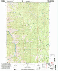 Download a high-resolution, GPS-compatible USGS topo map for Chicken Peak, ID (2007 edition)