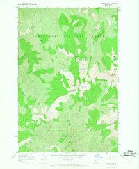 Download a high-resolution, GPS-compatible USGS topo map for Chimney Peak, ID (1968 edition)