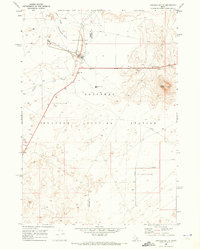 preview thumbnail of historical topo map of Butte County, ID in 1969
