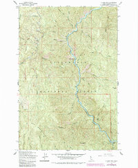 preview thumbnail of historical topo map of Clearwater County, ID in 1963