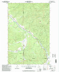 Download a high-resolution, GPS-compatible USGS topo map for Clarkia, ID (1997 edition)