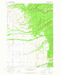 Download a high-resolution, GPS-compatible USGS topo map for Clawson, ID (1967 edition)