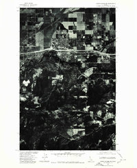 1975 Map of Post Falls, ID, 1980 Print