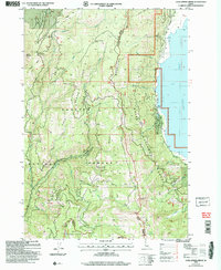 Download a high-resolution, GPS-compatible USGS topo map for Cold Spring Ridge, ID (2007 edition)