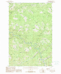 Download a high-resolution, GPS-compatible USGS topo map for Conrad Peak, ID (1988 edition)