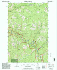 Download a high-resolution, GPS-compatible USGS topo map for Conrad Peak, ID (1998 edition)