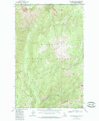 Download a high-resolution, GPS-compatible USGS topo map for Continental Mtn, ID (1985 edition)