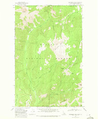 Download a high-resolution, GPS-compatible USGS topo map for Continental Mtn, ID (1971 edition)
