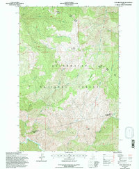 Download a high-resolution, GPS-compatible USGS topo map for Cook Mountain, ID (1997 edition)