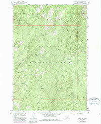 Download a high-resolution, GPS-compatible USGS topo map for Corral Hill, ID (1987 edition)