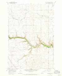 Download a high-resolution, GPS-compatible USGS topo map for Cottonwood NE, ID (1971 edition)