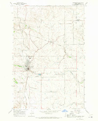 Download a high-resolution, GPS-compatible USGS topo map for Cottonwood, ID (1971 edition)