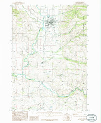 Download a high-resolution, GPS-compatible USGS topo map for Council, ID (1986 edition)