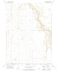 Download a high-resolution, GPS-compatible USGS topo map for Coyote Hole, ID (1976 edition)