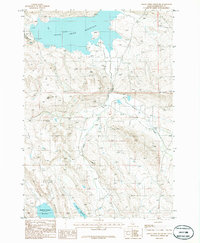 Download a high-resolution, GPS-compatible USGS topo map for Crane Creek Reservoir, ID (1986 edition)