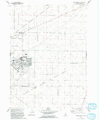 Download a high-resolution, GPS-compatible USGS topo map for Crater Rings SE, ID (1992 edition)