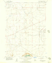 Download a high-resolution, GPS-compatible USGS topo map for Crater Rings SW, ID (1957 edition)