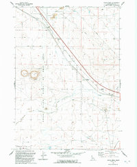 Download a high-resolution, GPS-compatible USGS topo map for Crater Rings, ID (1992 edition)