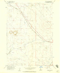 Download a high-resolution, GPS-compatible USGS topo map for Crater Rings, ID (1957 edition)