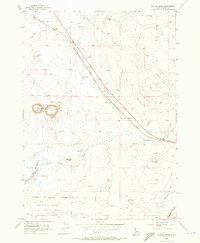 Download a high-resolution, GPS-compatible USGS topo map for Crater Rings, ID (1973 edition)