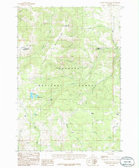 Download a high-resolution, GPS-compatible USGS topo map for Crooked River Point, ID (1986 edition)